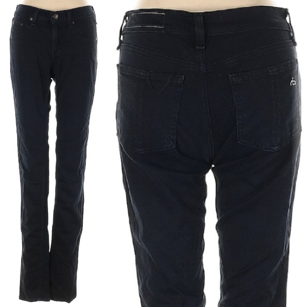 Rag & Bone Size 25 Black Skinny Jeans